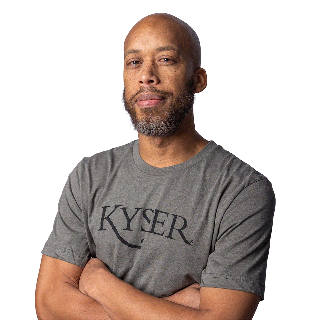 Kyser Classic Logo Tee, Ash Green