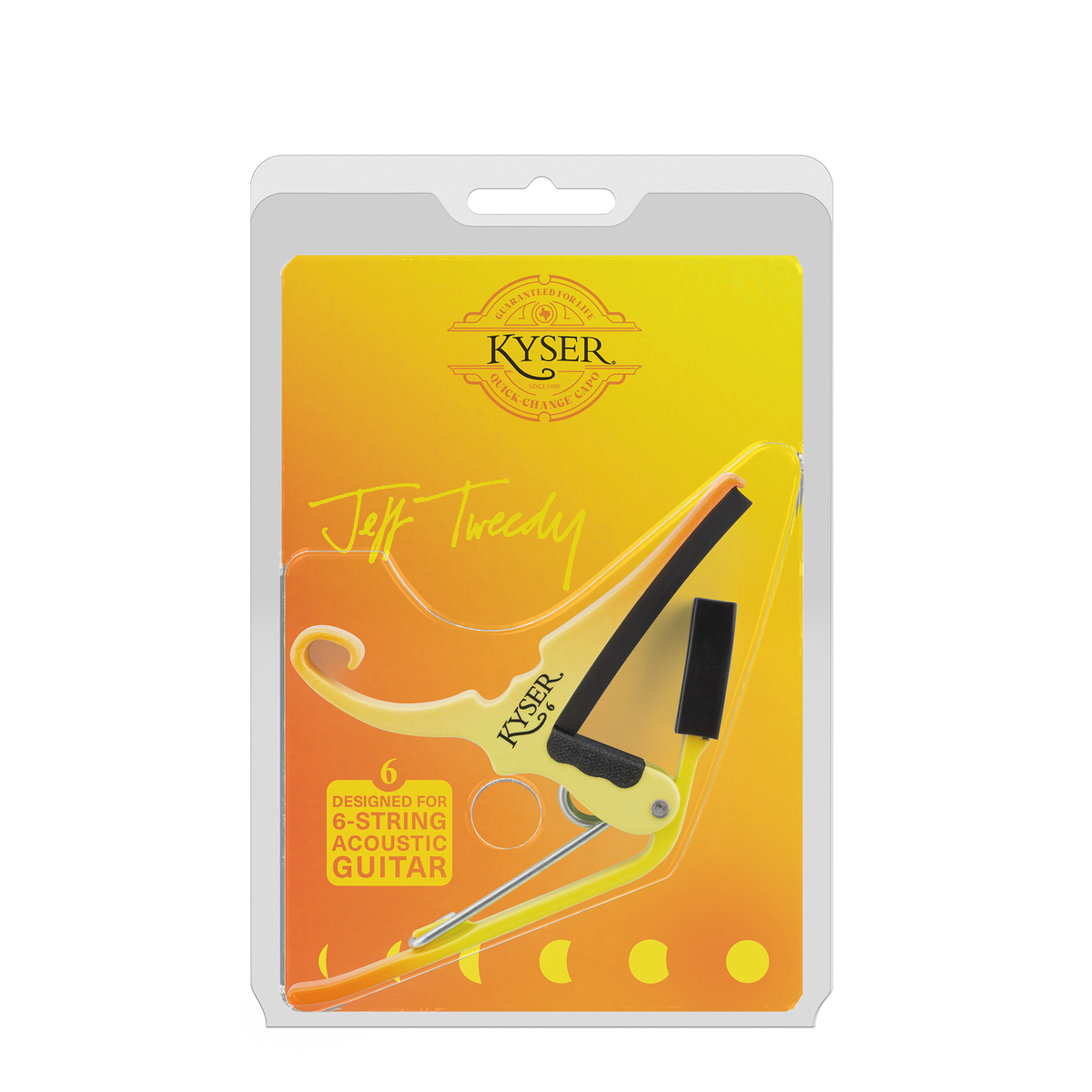 Jeff Tweedy "Yellow Solar Swirl" Signature Acoustic 6-String Capo