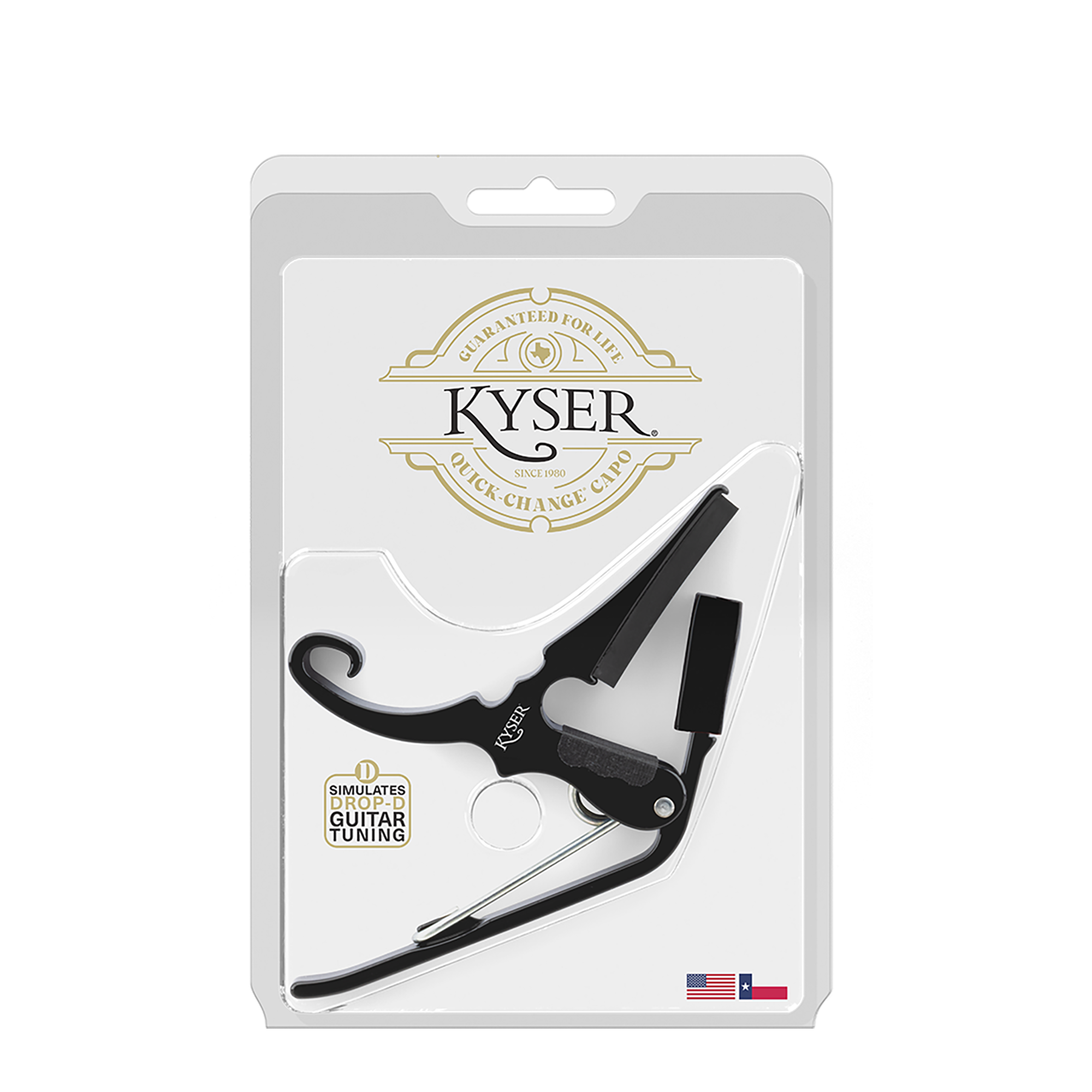 Kyser Quick-Change Drop-D Acoustic Guitar Capo