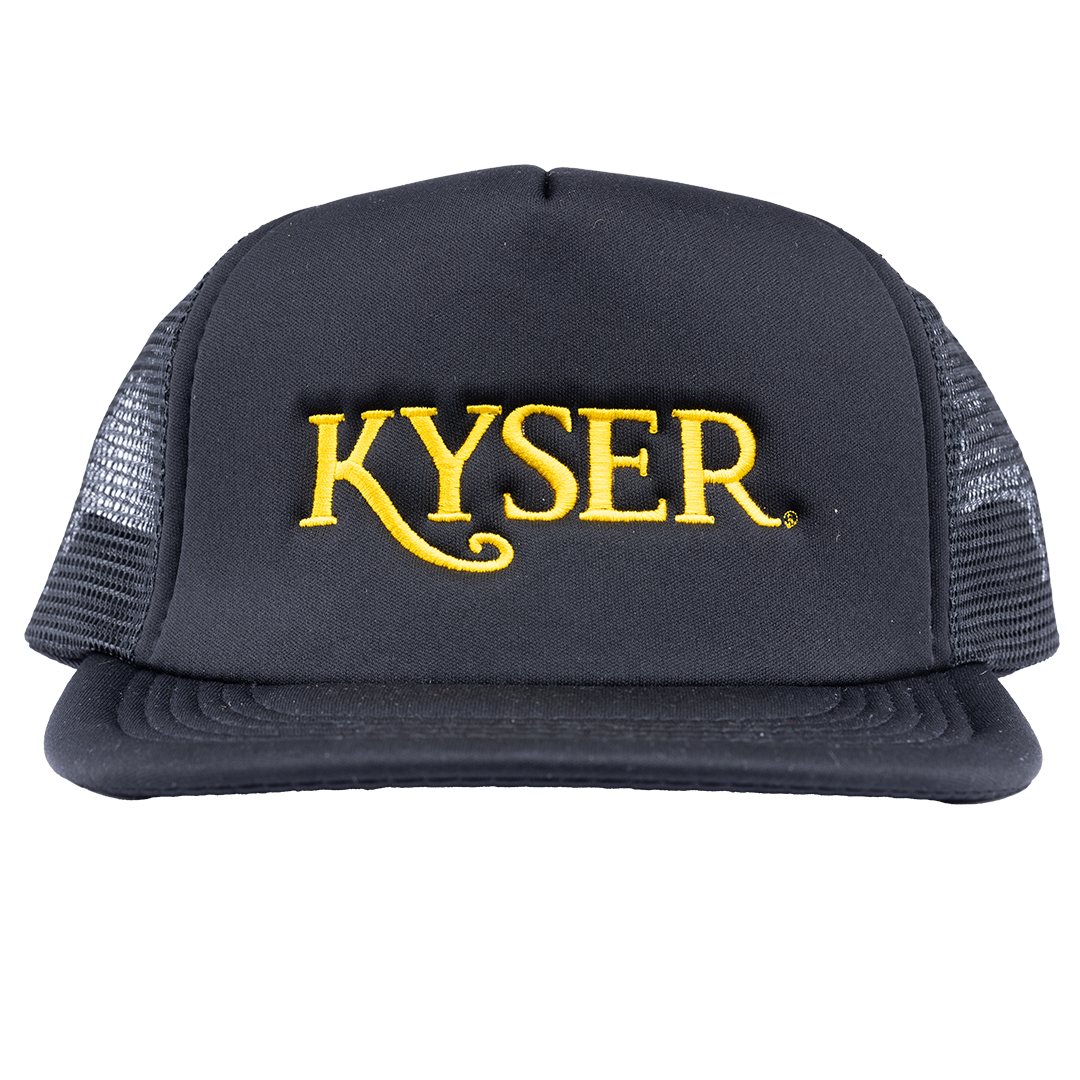 Kyser Trucker Cap, Black Kyser Trucker Cap, Black