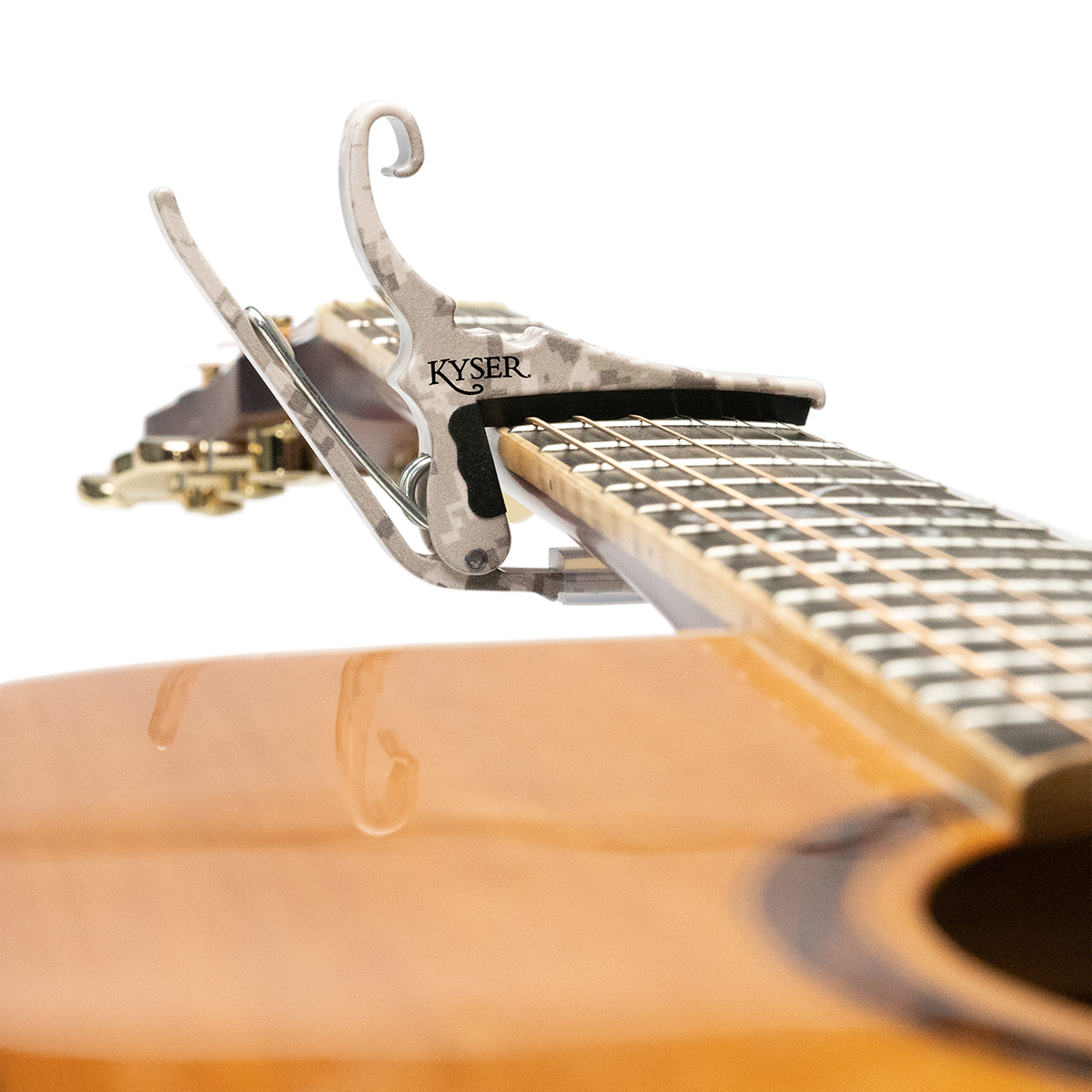 Kyser "Guitars 4 Vets" Desert Camo Quick-Change® Acoustic Guitar Capo