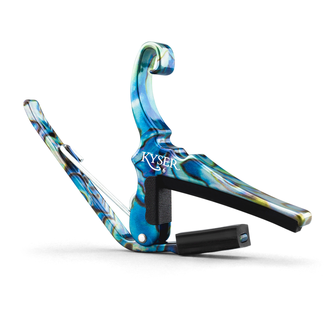 Abalone Kyser Quick-Change acoustic guitar capo