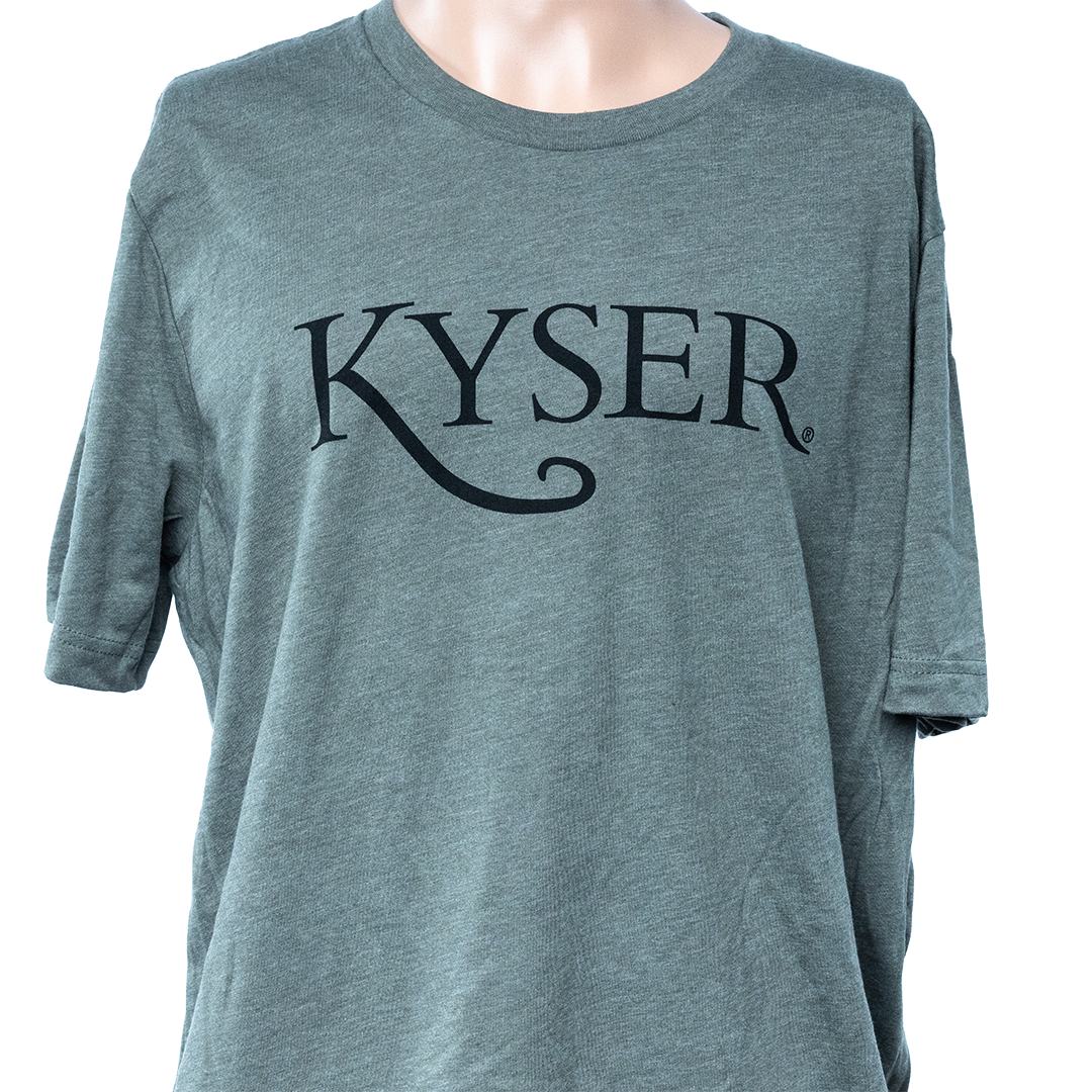 Kyser Classic Logo Tee, Ash Green