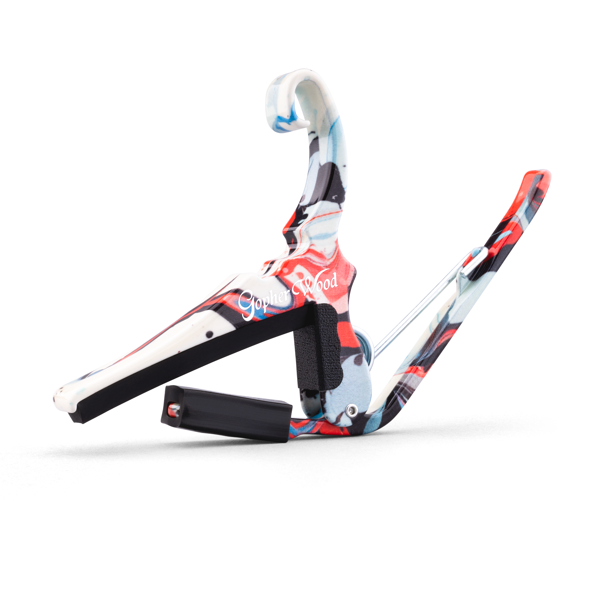 Kyser x Gopherwood Quick-Change Acoustic Guitar Capo Flag