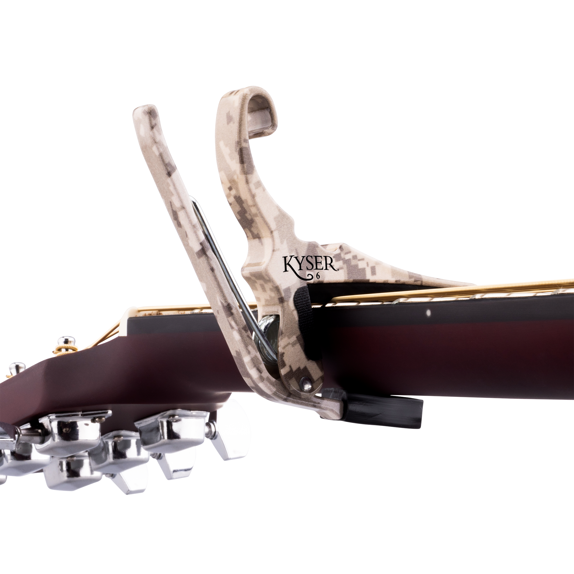 Kyser "Guitars 4 Vets" Desert Camo Quick-Change® Acoustic Guitar Capo
