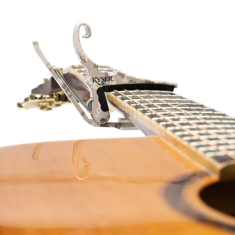 Kyser "Guitars 4 Vets" Desert Camo Quick-Change® Acoustic Guitar Capo
